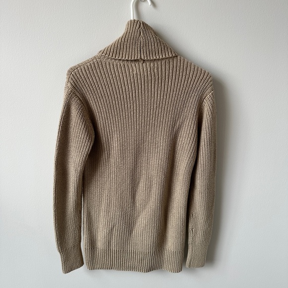 Abercrombie Camel Knit Turtleneck Sweater Size S - Picture 2 of 9